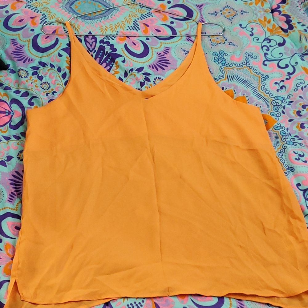 Orange tank top